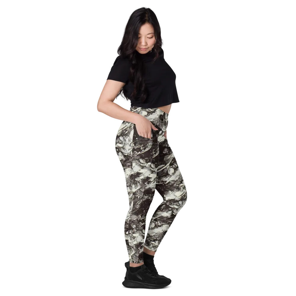 Nocturne Melt on Leggings with Pockets — Right