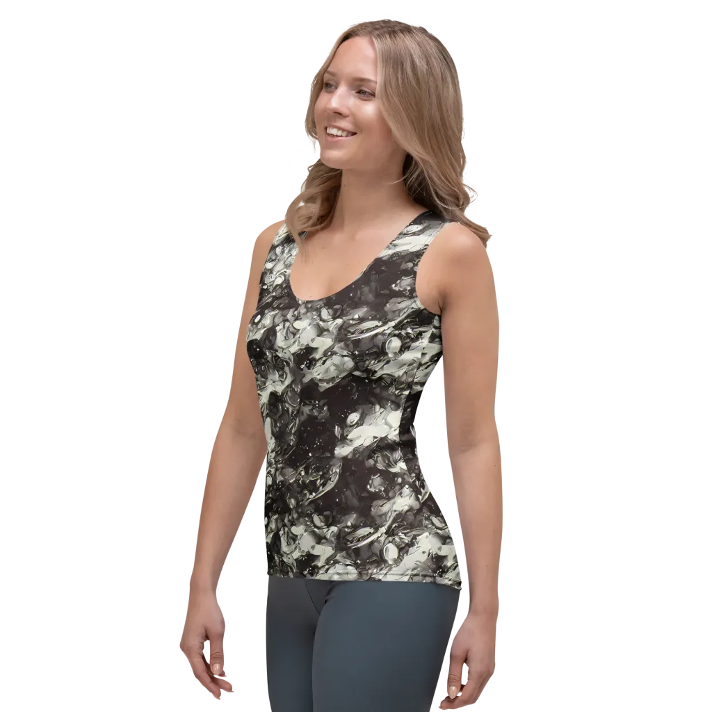 Nocturne Melt on Women's Tank Top — Left Front