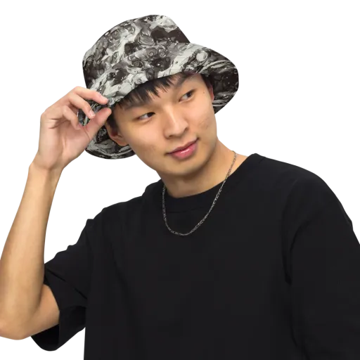 Nocturne Melt on a Reversible Bucket Hat