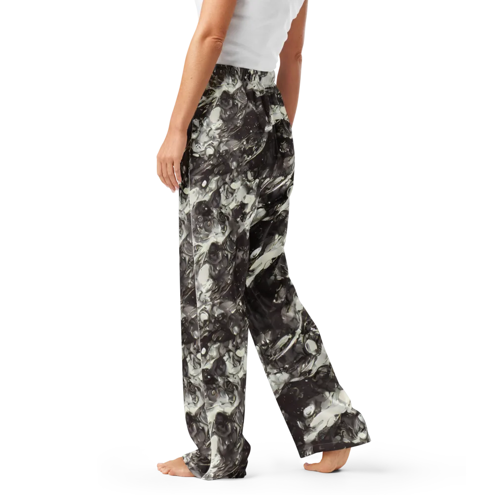 Nocturne Melt on Women's Pajama Pants — Left