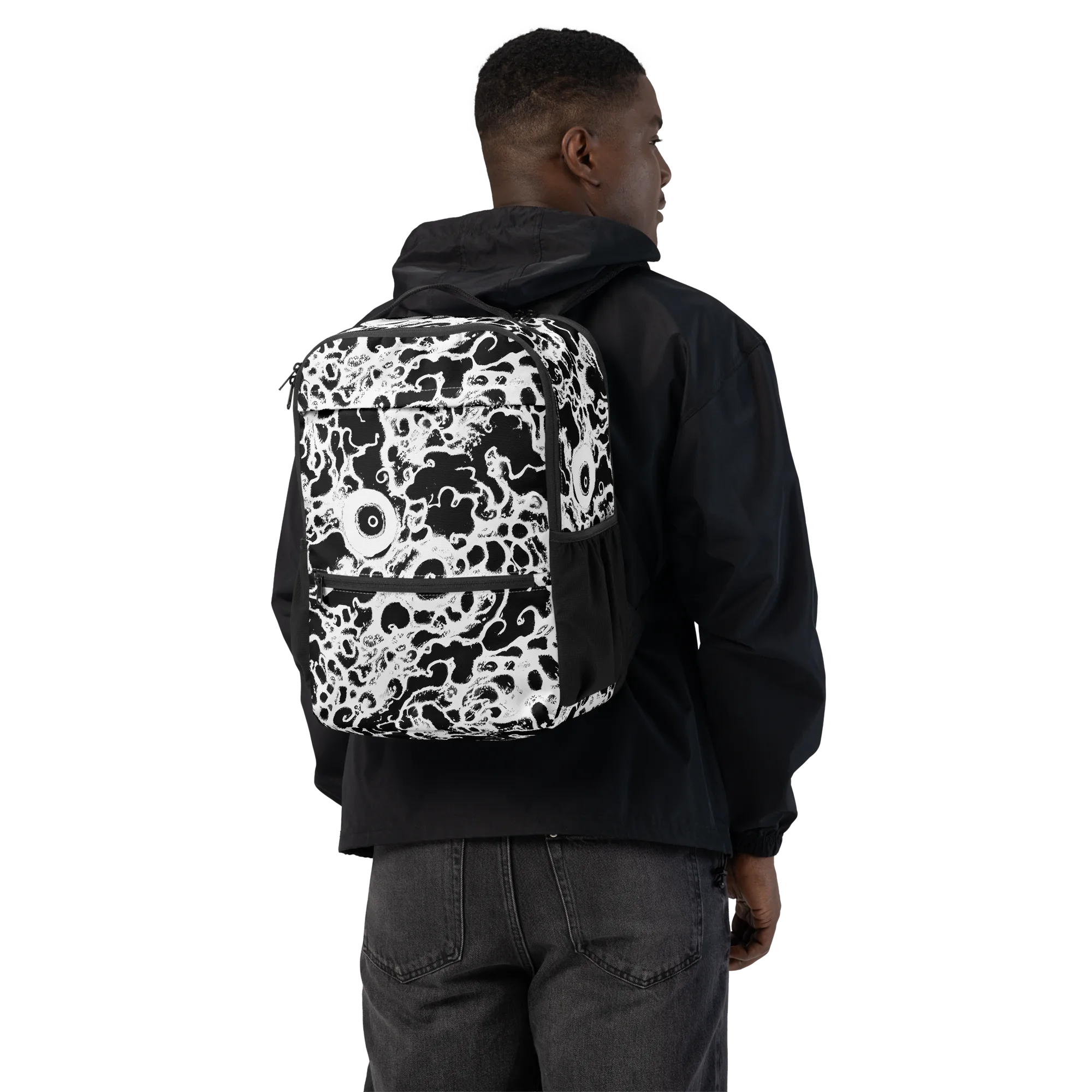 Obsidian Drift on Utility Backpack — Back