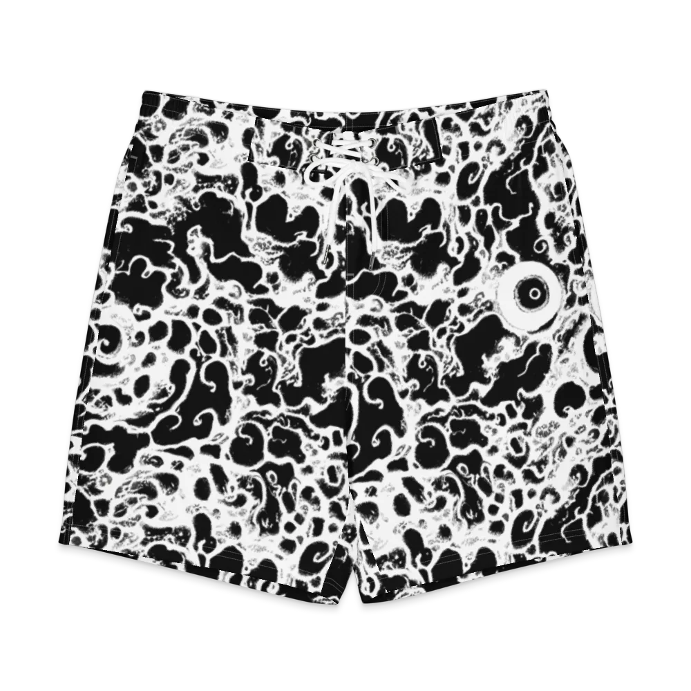 Obsidian Drift on Men's Board Shorts — Front