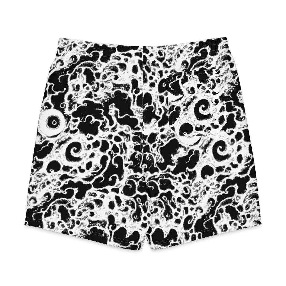 Obsidian Drift on Men's Board Shorts — Back