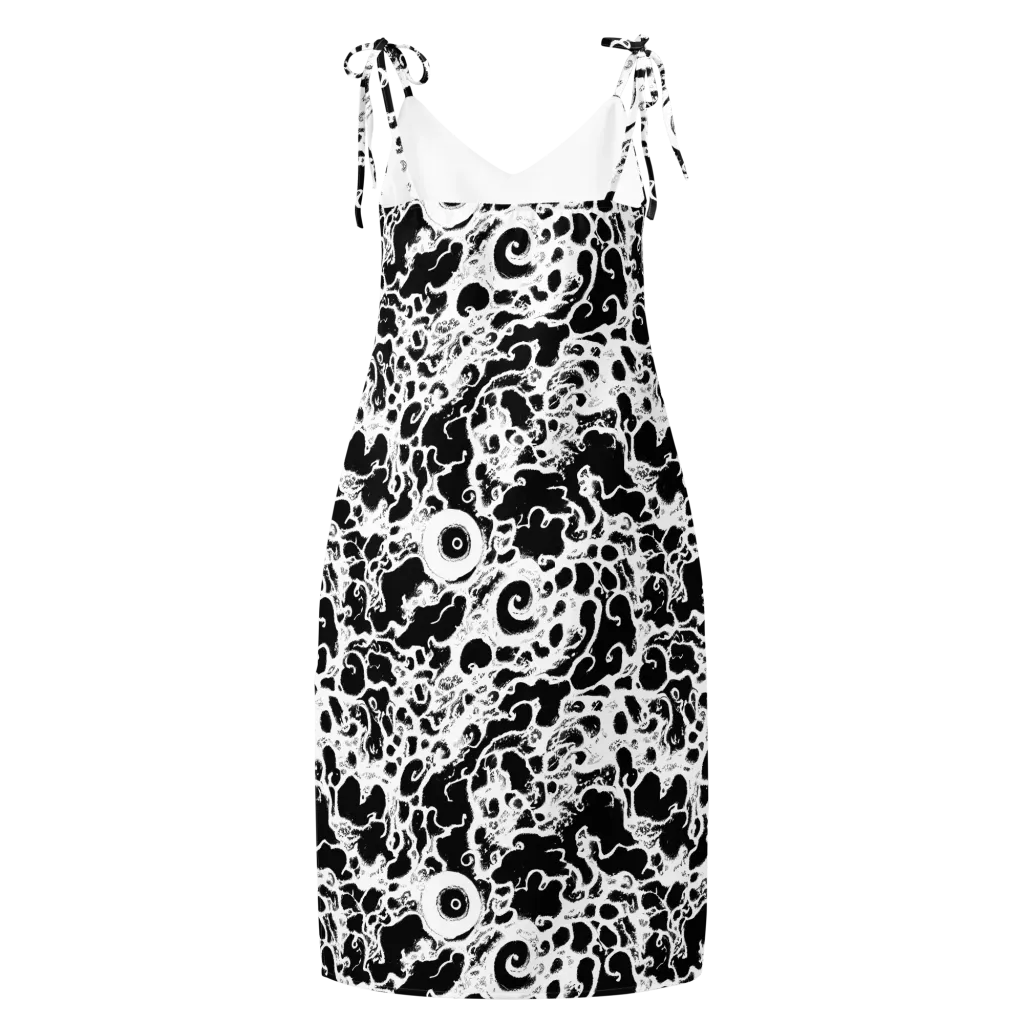 Obsidian Drift on Slip Dress — Back
