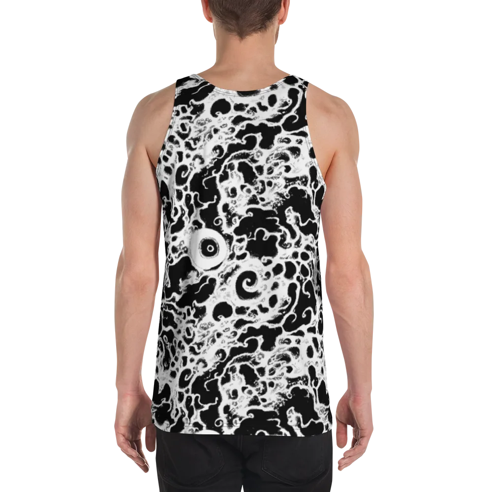 Obsidian Drift on Men's Tank Top — Back