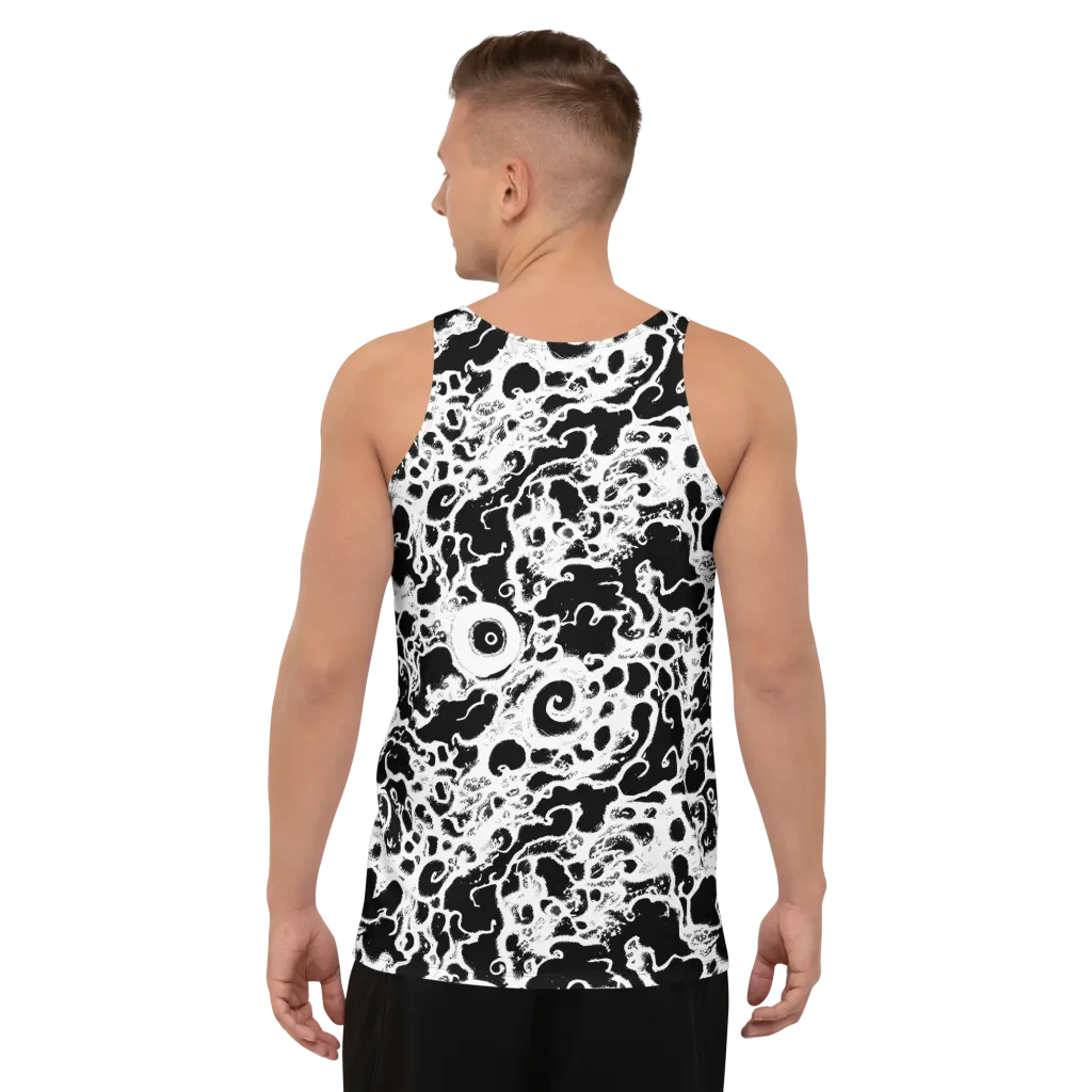 Obsidian Drift on Men's Tank Top — Back