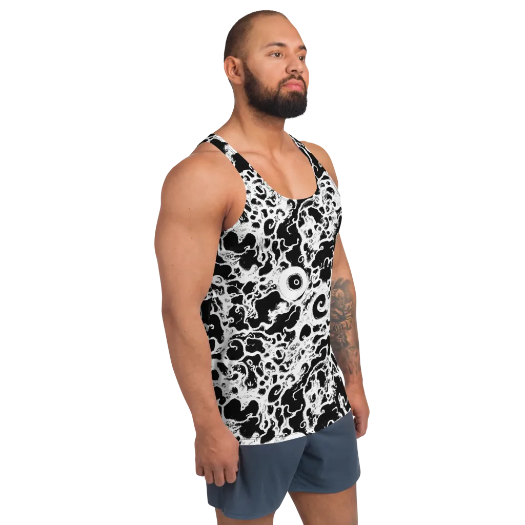 Obsidian Drift on Men's Tank Top — Right Front