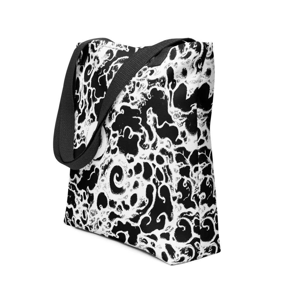 Obsidian Drift on Tote Bag — Front