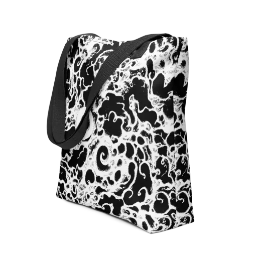 Obsidian Drift on a Tote Bag