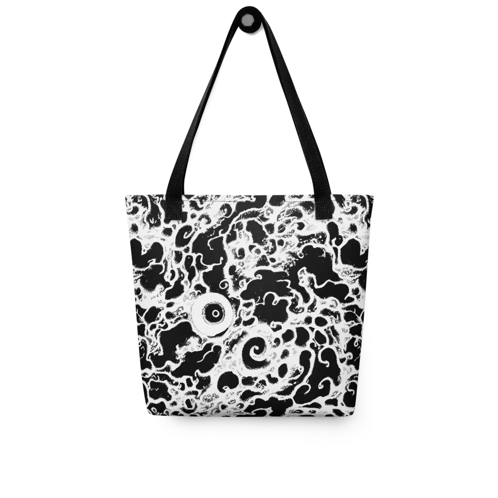 Obsidian Drift on Tote Bag — Front