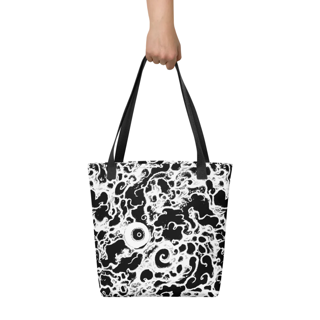 Obsidian Drift on Tote Bag — Front