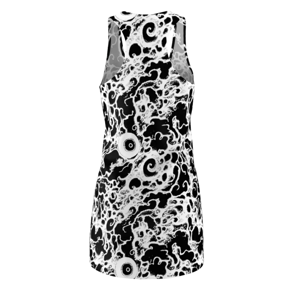 Obsidian Drift on Racerback Dress — Back