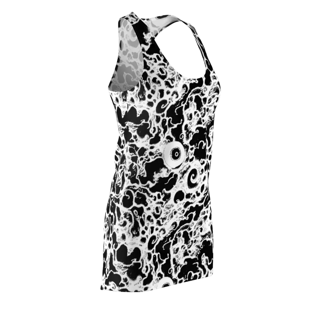 Obsidian Drift on Racerback Dress — Front Side