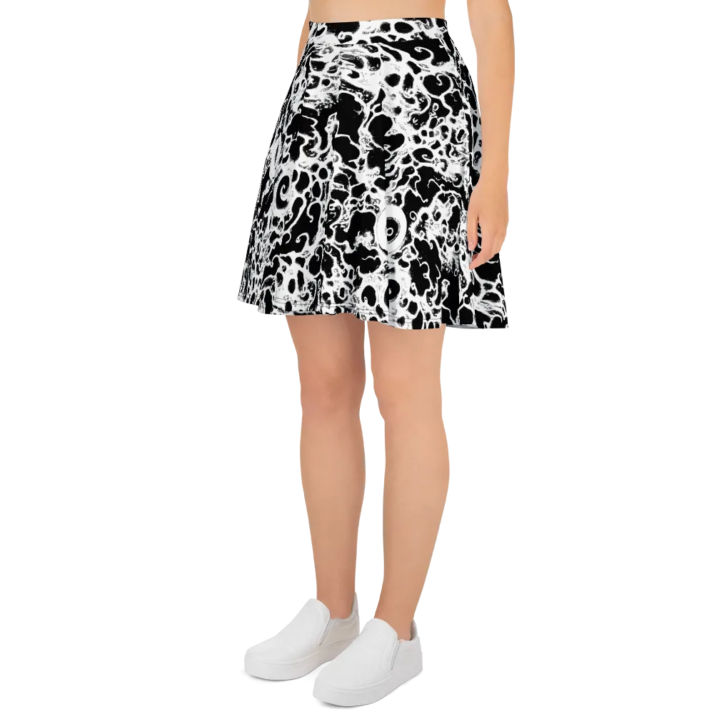 Obsidian Drift on Skater Skirt — Left