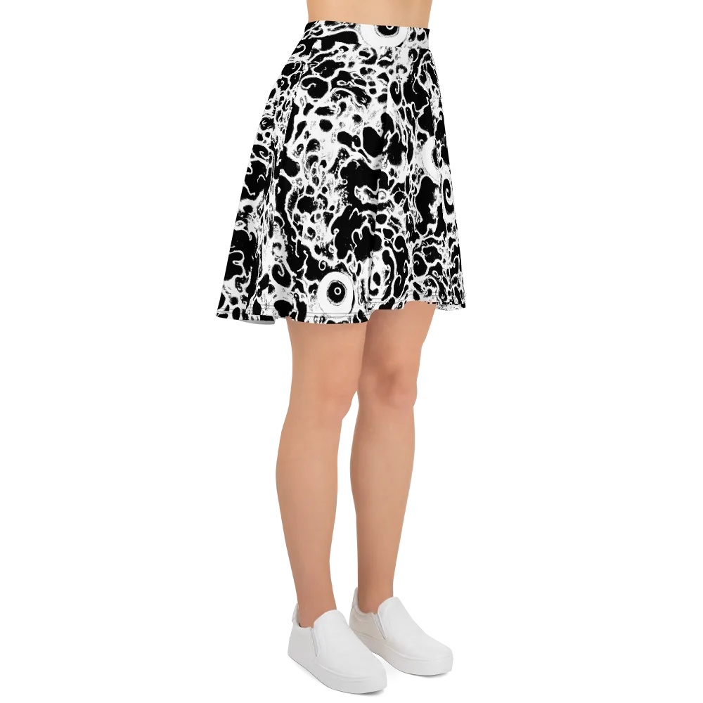 Obsidian Drift on Skater Skirt — Right
