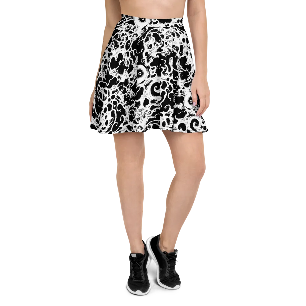 Obsidian Drift on Skater Skirt — Front