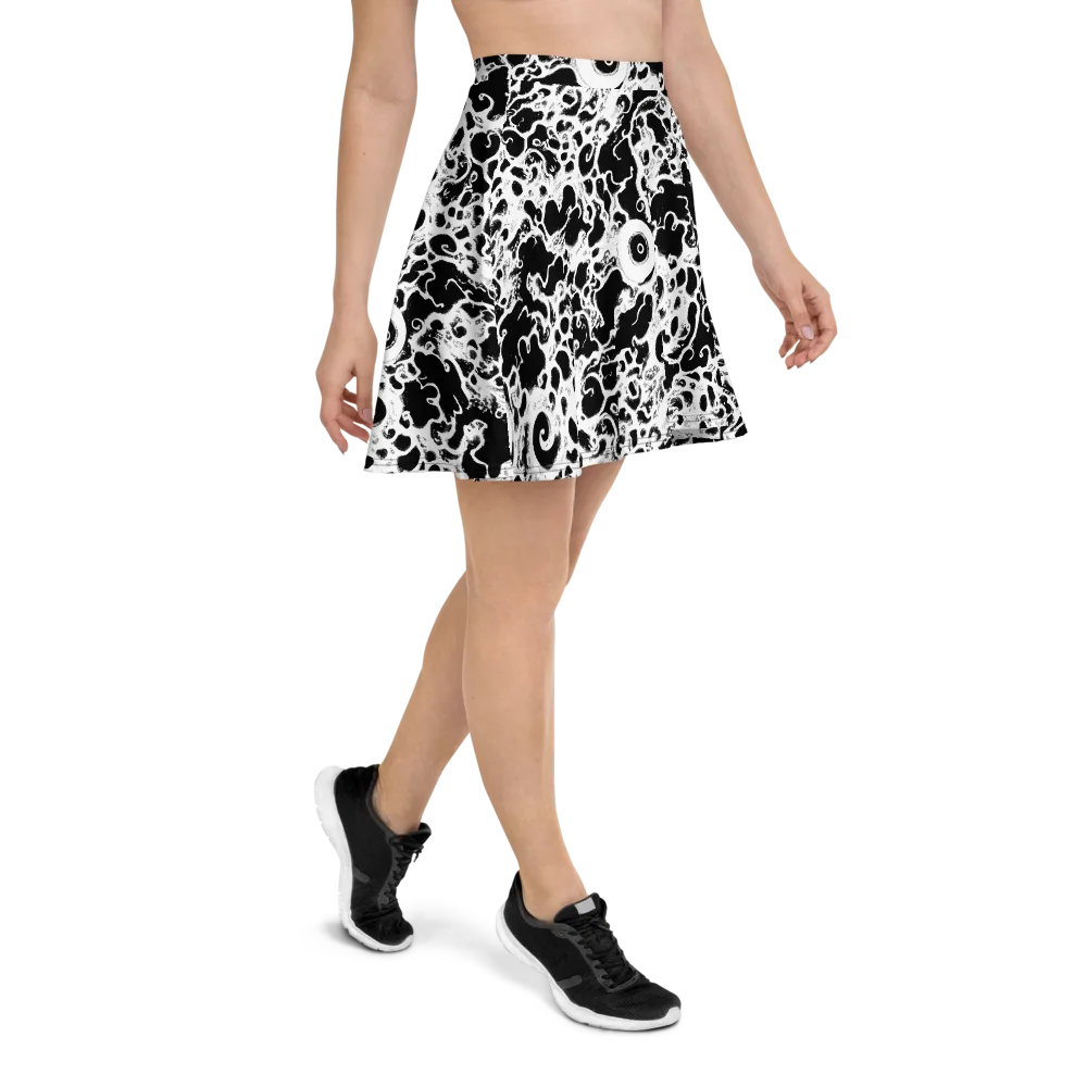 Obsidian Drift on Skater Skirt — Right