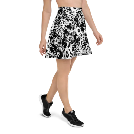 Obsidian Drift on a Skater Skirt