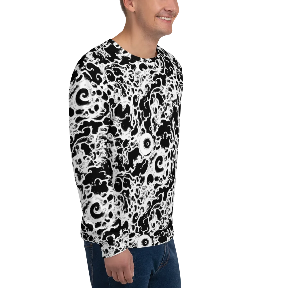 Obsidian Drift on Sweatshirt — Right Front