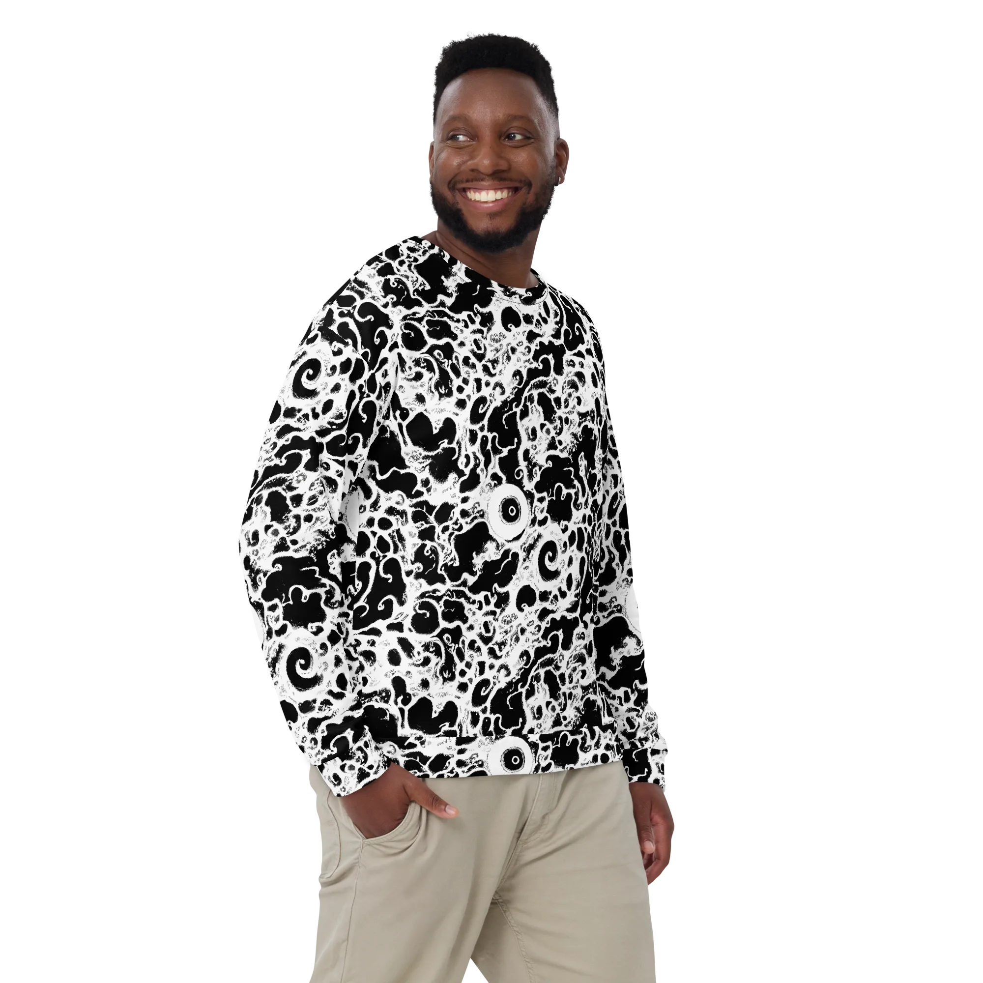 Obsidian Drift on Sweatshirt — Front