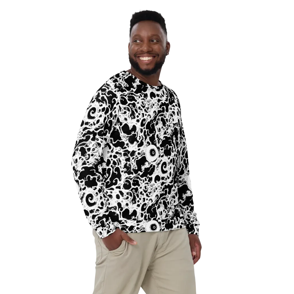 Obsidian Drift on Sweatshirt — Front