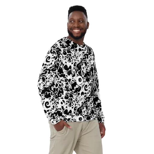 Obsidian Drift on a Sweatshirt