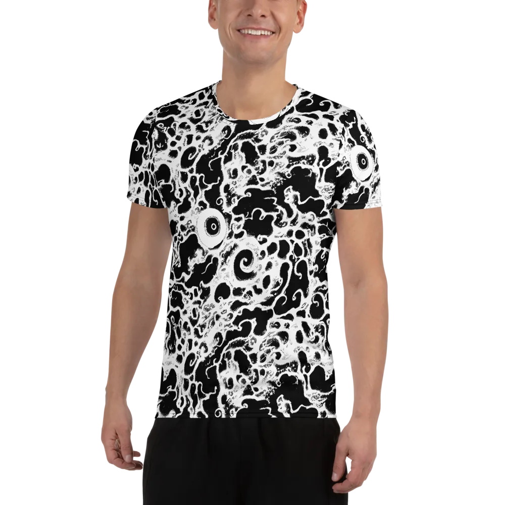 Obsidian Drift on Men's Athletic T-Shirt — Front