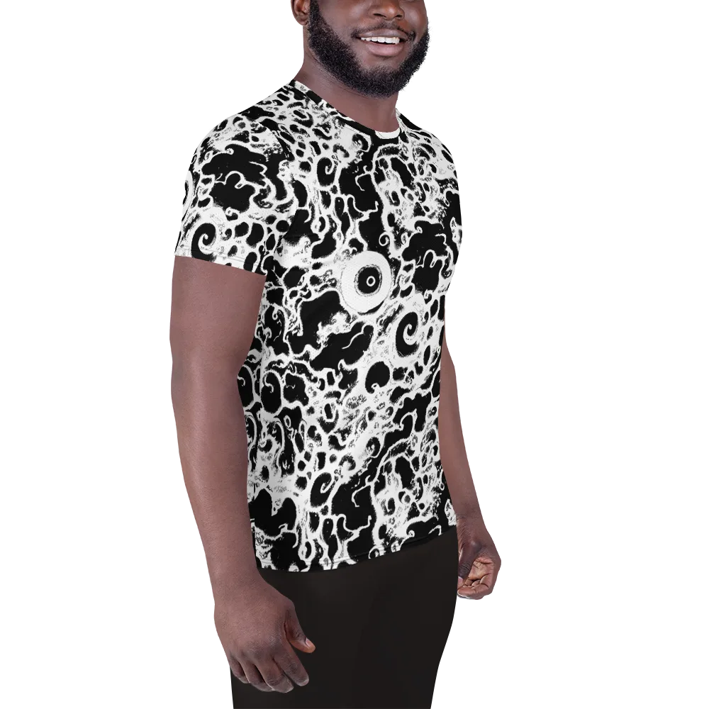 Obsidian Drift on Men's Athletic T-Shirt — Right