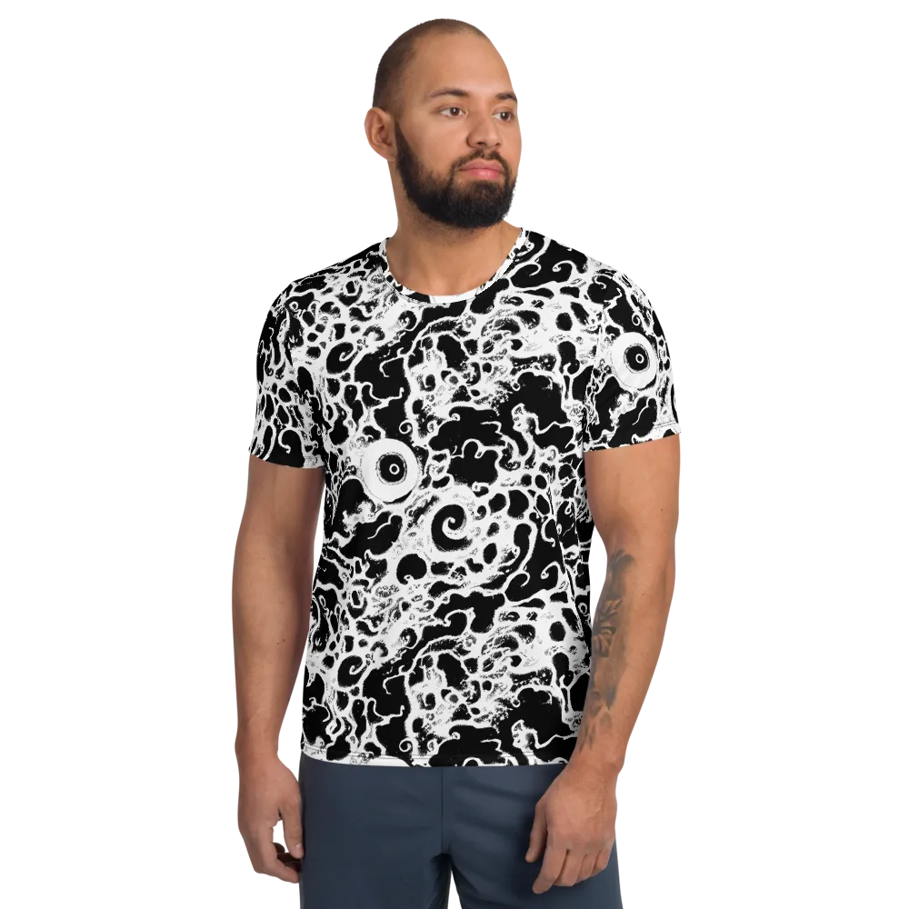Obsidian Drift on Men's Athletic T-Shirt — Front