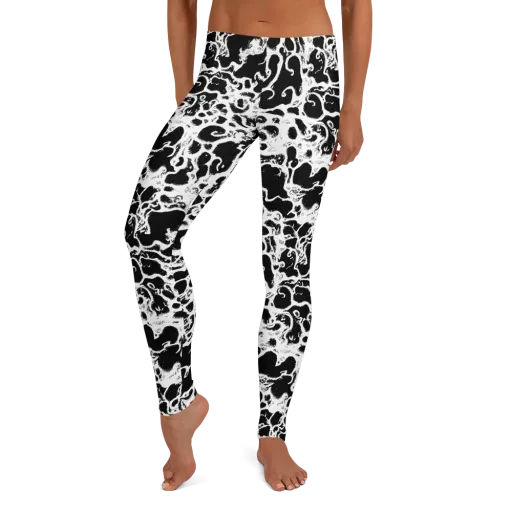 Obsidian Drift on a Leggings