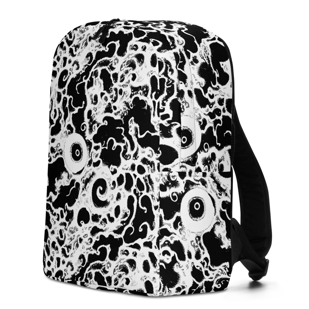 Obsidian Drift on Minimalist Backpack — Left
