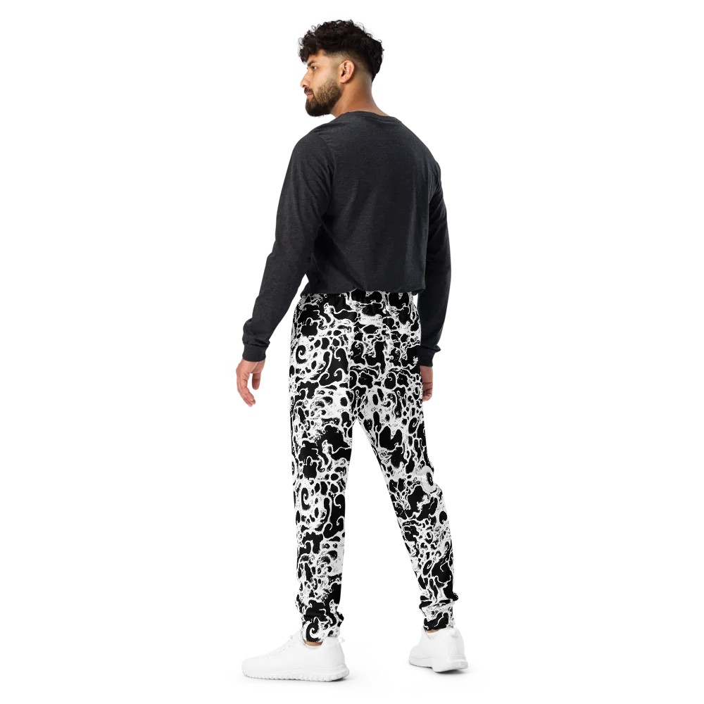 Obsidian Drift on Men's Joggers — Back