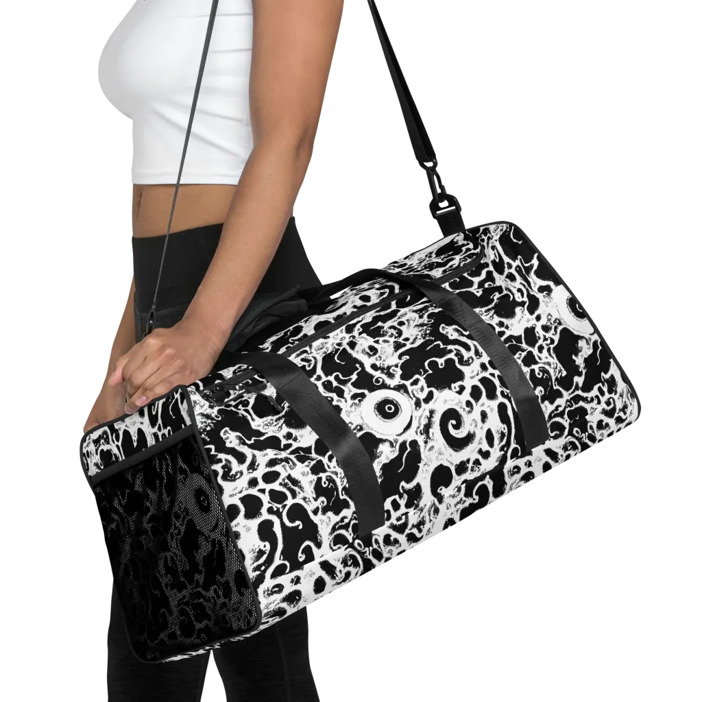 Obsidian Drift on Duffle Bag — Front