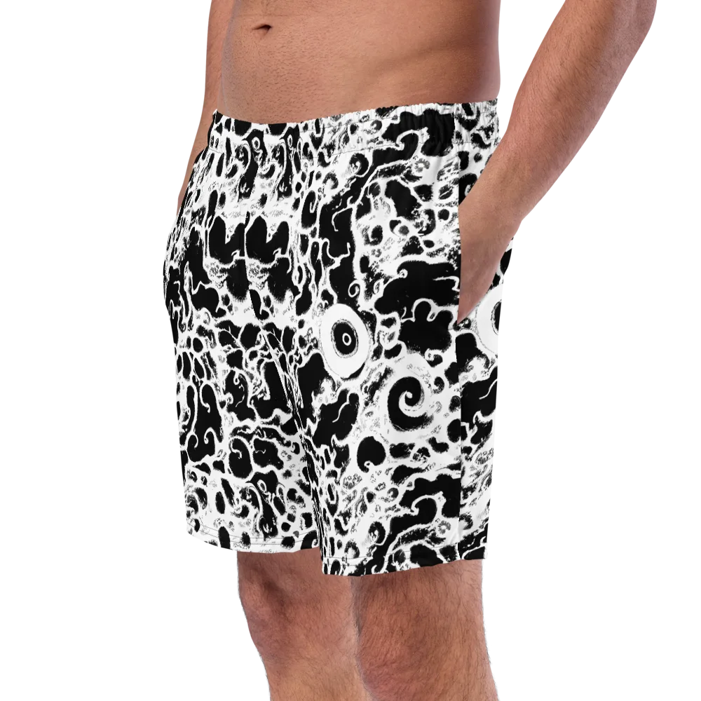 Obsidian Drift on Swim Trunks — Left Front