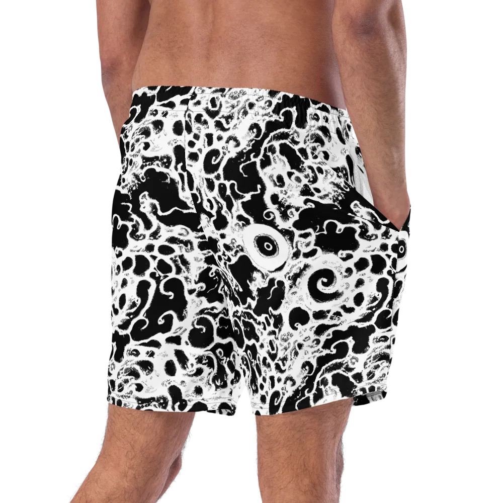 Obsidian Drift on Swim Trunks — Right Back