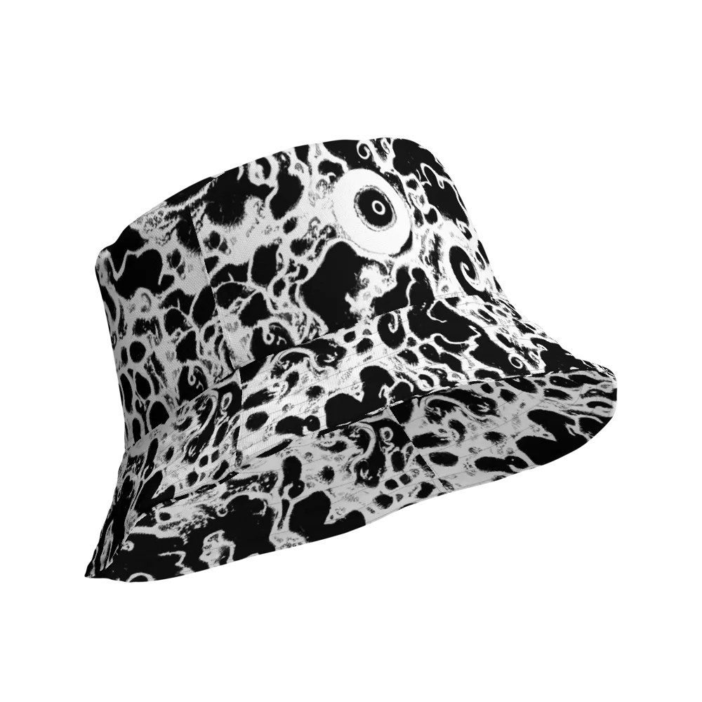 Obsidian Drift on Reversible Bucket Hat — Product details Outside