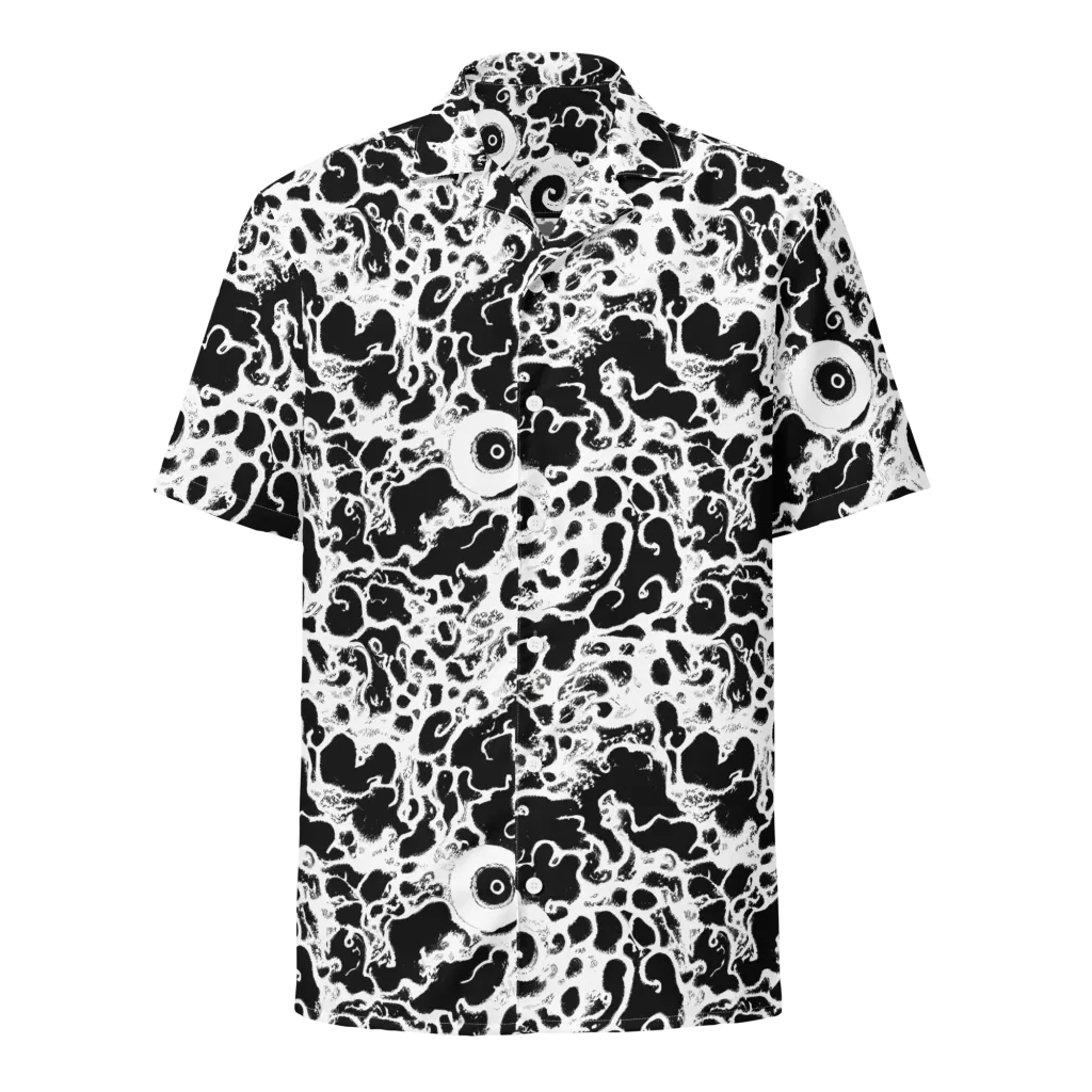 Obsidian Drift on Button Shirt — Front