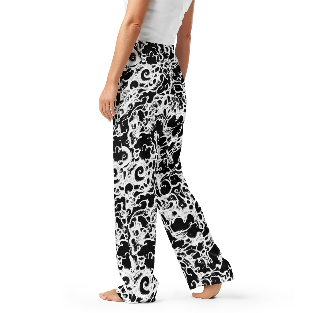 Obsidian Drift on Women's Pajama Pants — Left