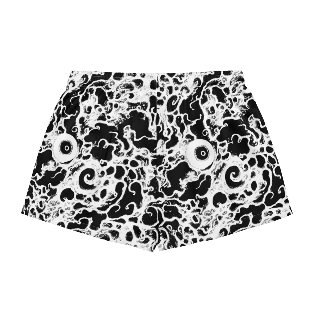 Obsidian Drift on Women's Pajama Shorts — Back