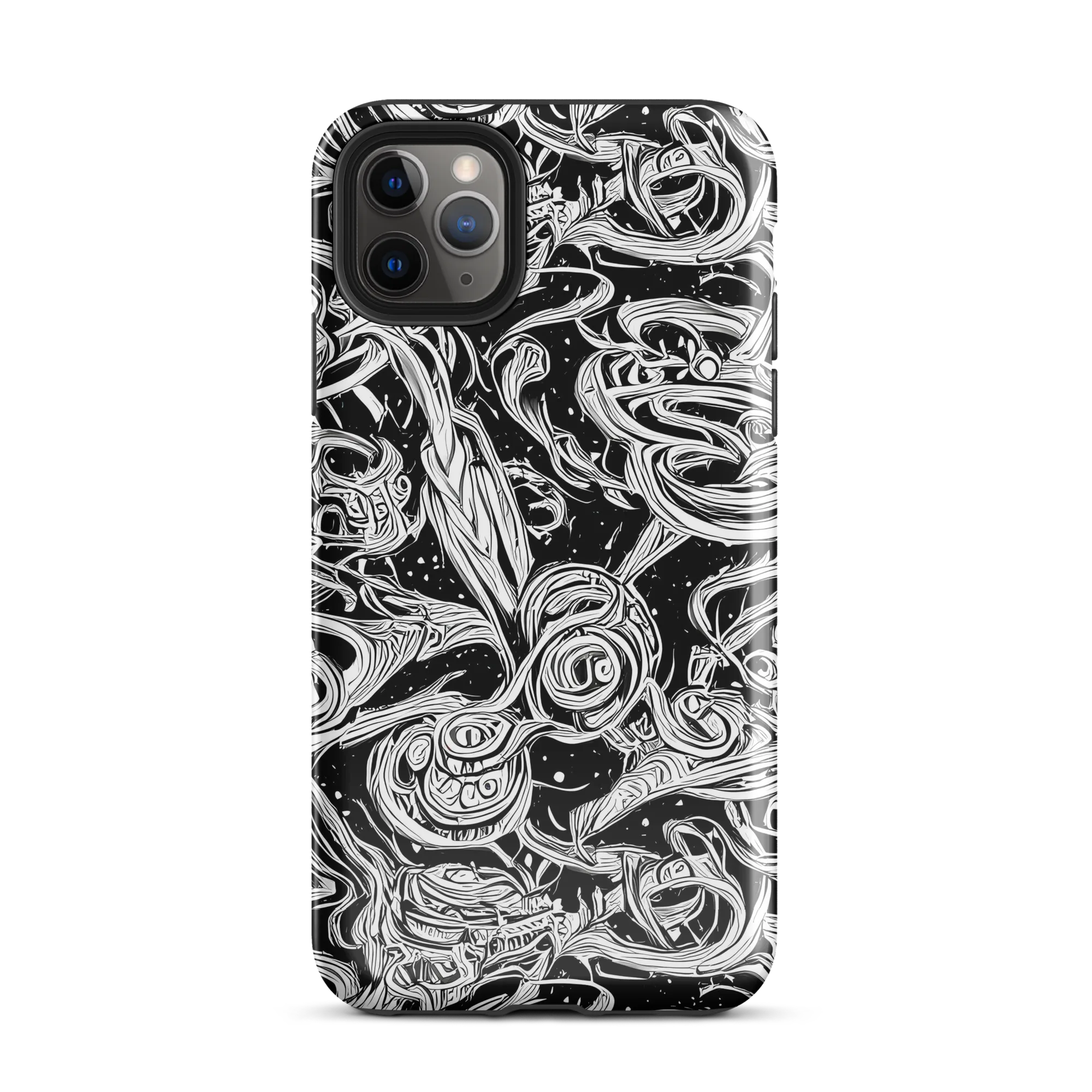 Blackwork Current on Tough Case for iPhone® — Front