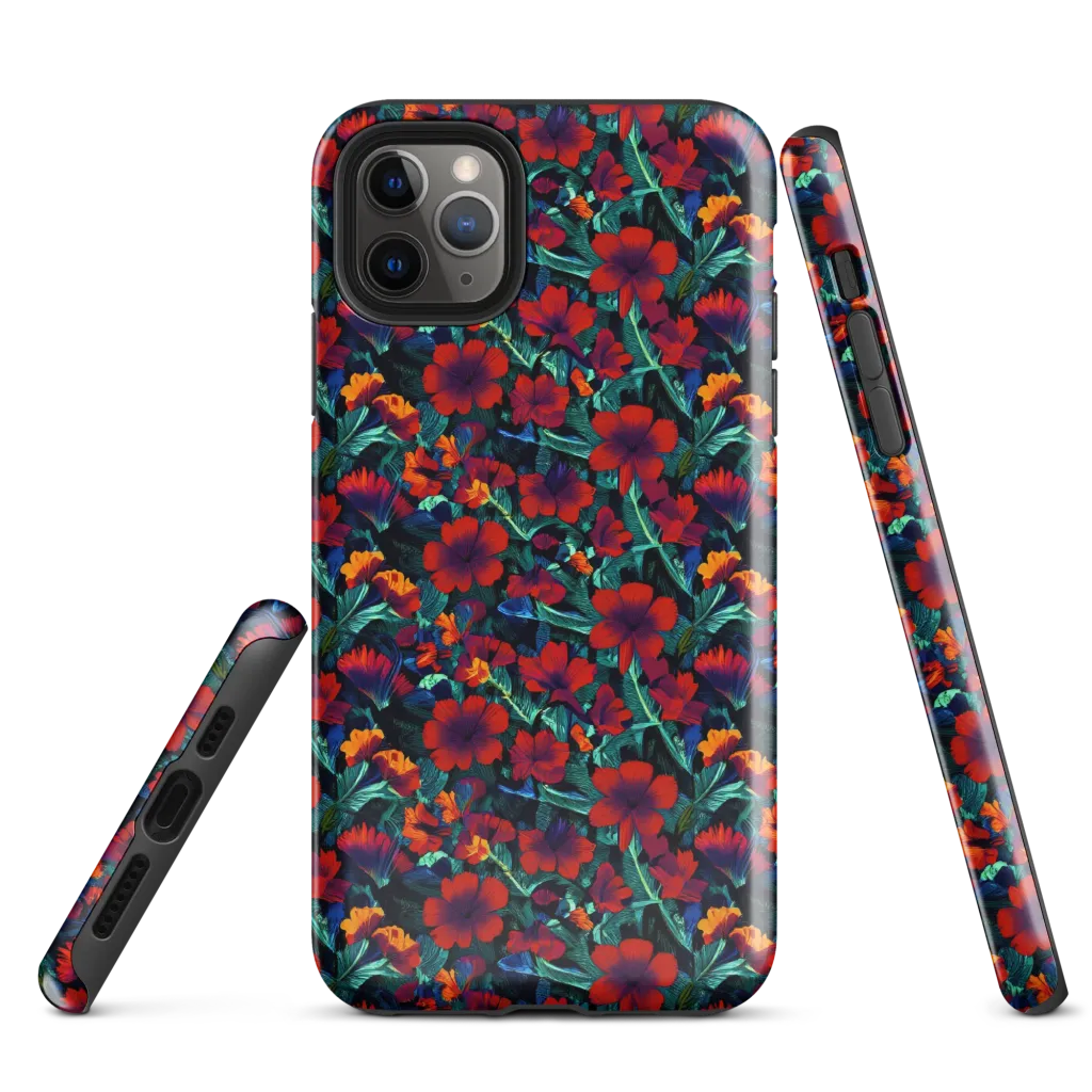 Crimson Jungle on Tough Case for iPhone® — Front