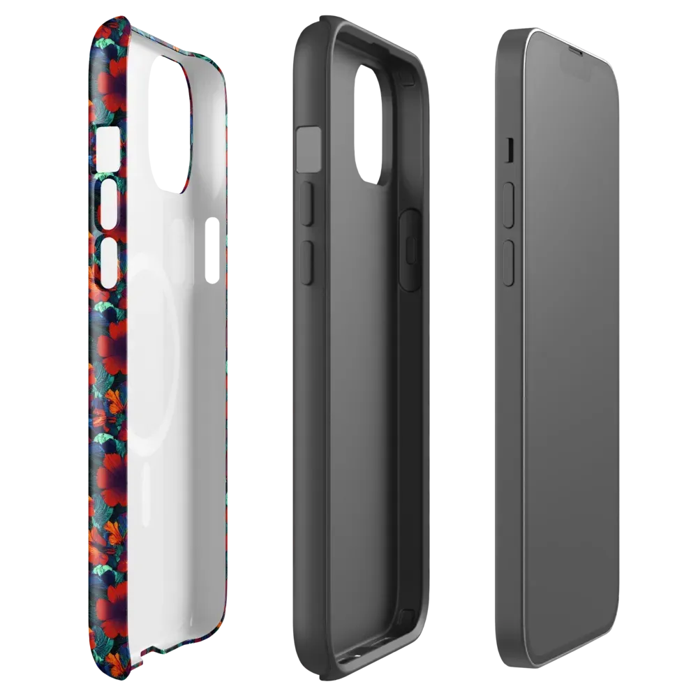 Crimson Jungle on MagSafe Tough Case for iPhone® — Front