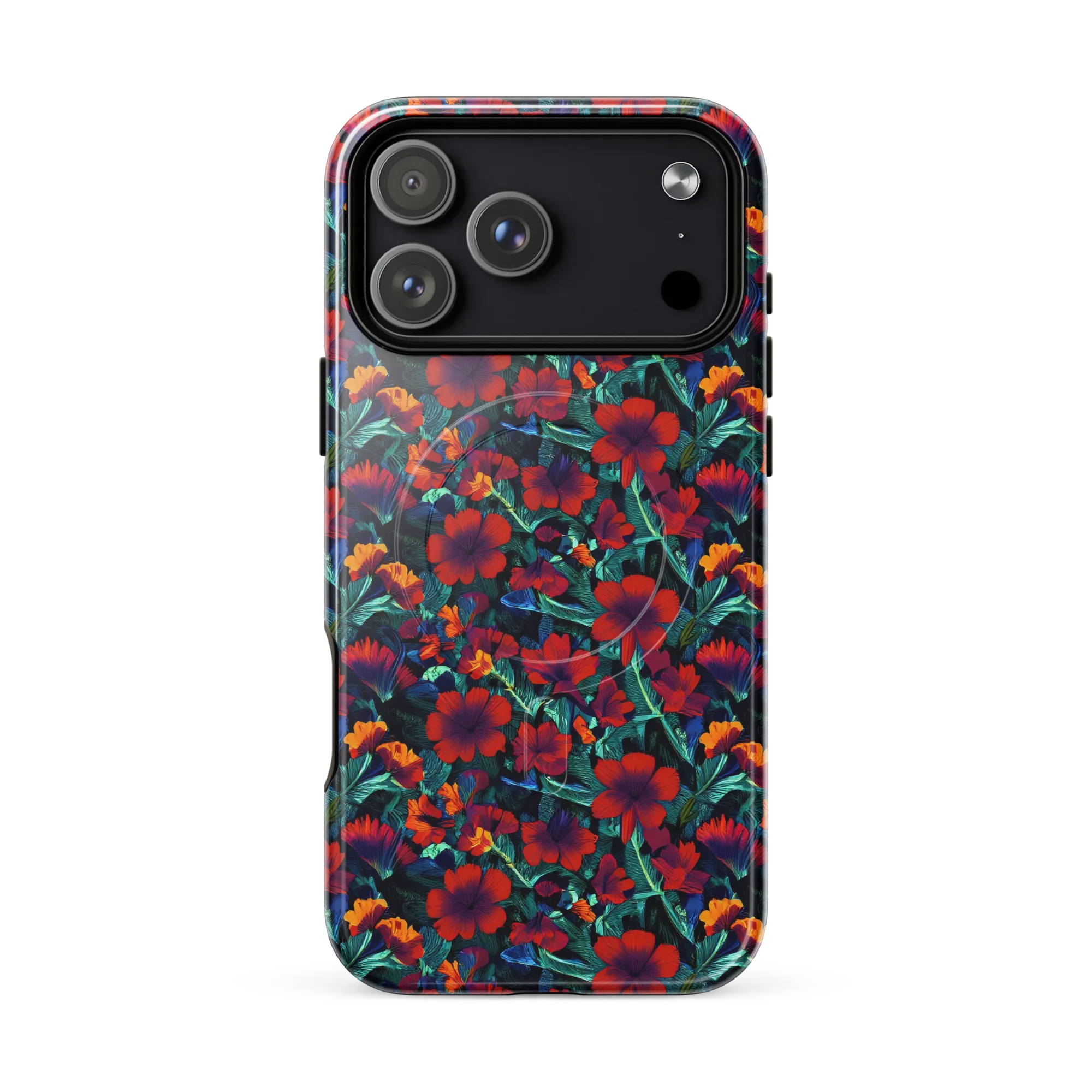 Crimson Jungle on MagSafe Tough Case for iPhone® — Front