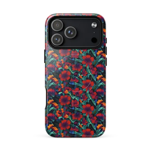 Crimson Jungle on a MagSafe Tough Case for iPhone®