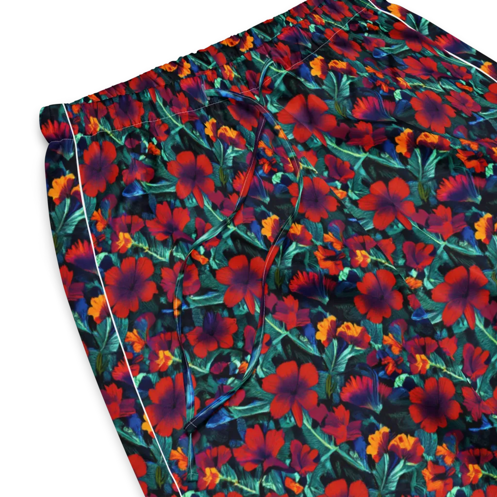 Crimson Jungle on Women's Pajama Pants — Product details