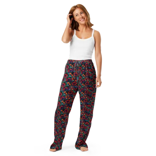 Crimson Jungle on a Women's Pajama Pants