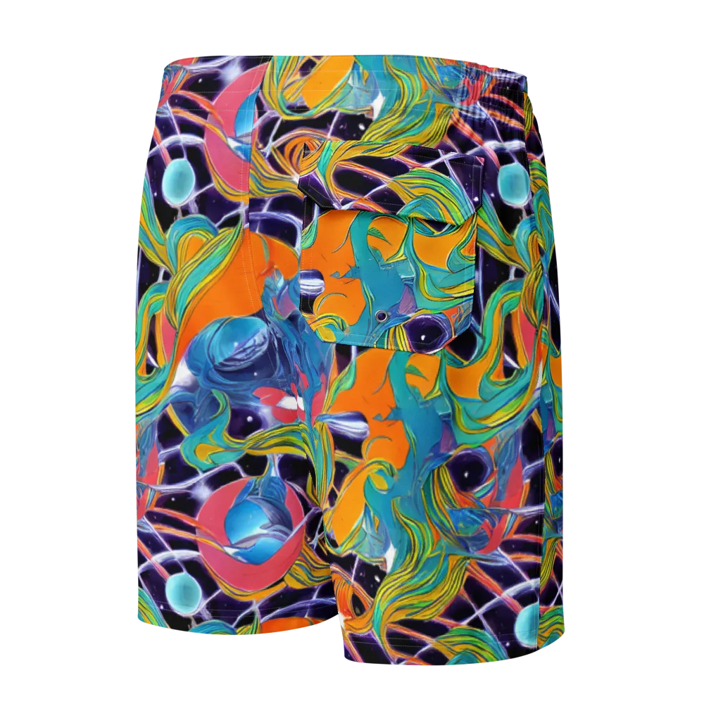 Prism Comet on Men's Board Shorts — Back