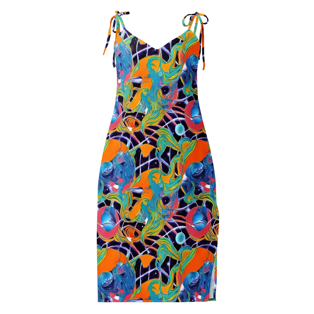 Prism Comet on Slip Dress — Front