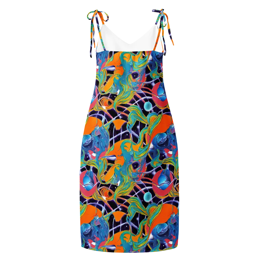 Prism Comet on Slip Dress — Back