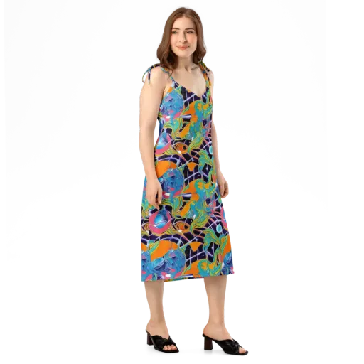 Prism Comet on a Slip Dress